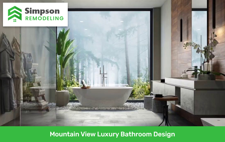 Mountain View Luxury Bathroom Design